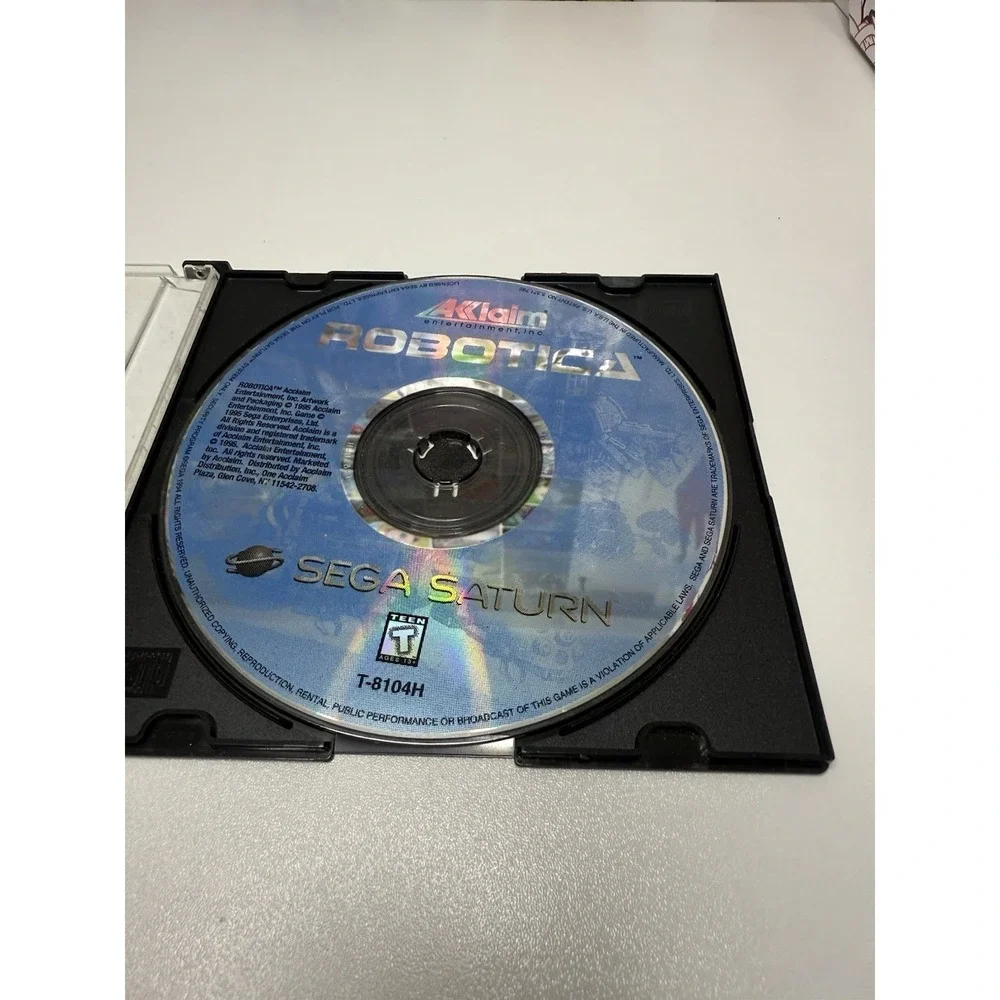 Sega Saturn Game Lot Virtua Racing VR & Robotica Discs Only Untested
